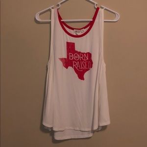 Born and Raised Texas Tank NWOT